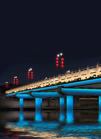 مشروع إضاءة المشهد الليلي لمدينة Heqiao